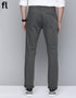 Dark Grey Cotton Imported Stuff Pant Smart Fit